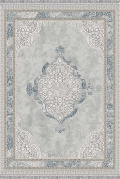 İpek Halı Safarin Koleksiyonu 7607A Gri 100 x 300 cm - 2