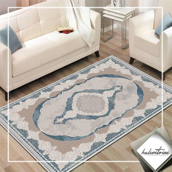 İpek Halı Safarin Koleksiyonu 7613A Gri 100 x 200 cm - 2