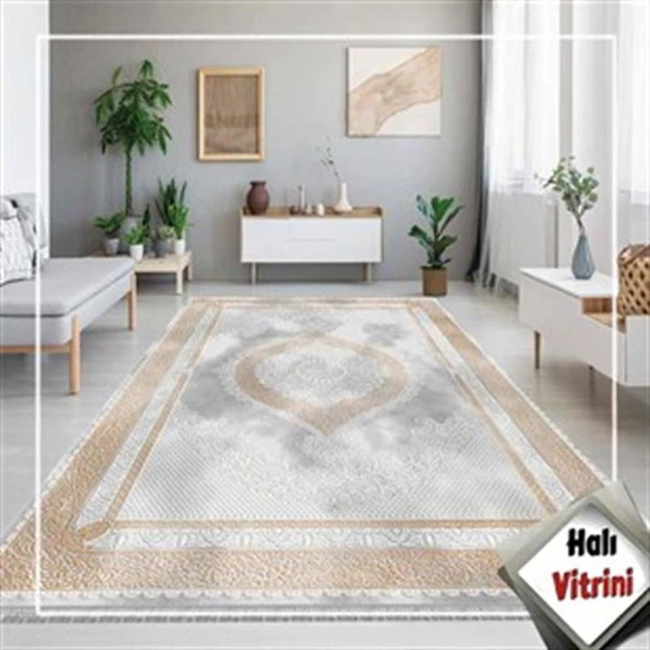 İpek Halı Blossom Koleksiyonu 13416 Gri 80 x 300 cm - 2