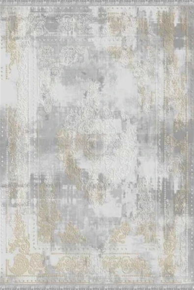 İpek Halı Blossom Koleksiyonu 13405 Gri 160 x 235 cm