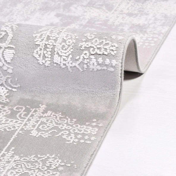 İpek Halı Blossom Koleksiyonu 13409 Gri 200 x 300 cm - 5