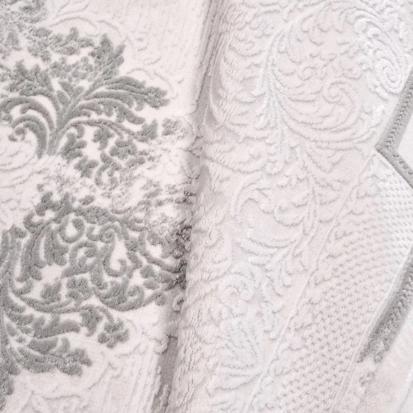 İpek Halı Blossom Koleksiyonu 13554 Krem 80 x 300 cm - 4