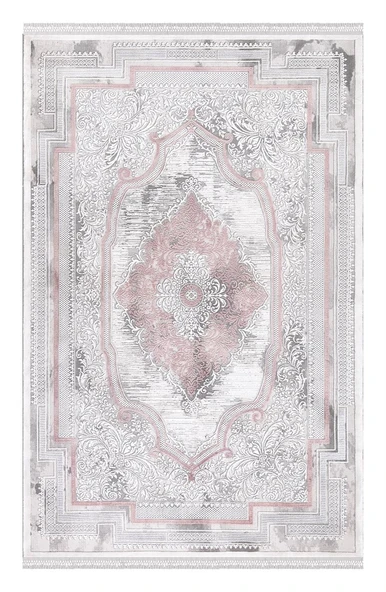 İpek Halı Blossom Koleksiyonu 13508 Pembe Açık 100 x 200 cm