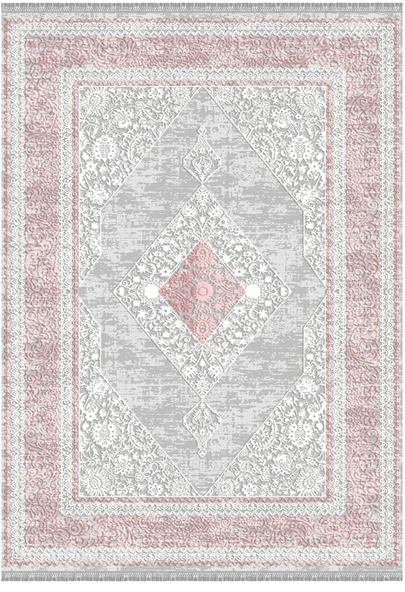 İpek Halı Blossom Koleksiyonu 13505 Gri 100 x 300 cm