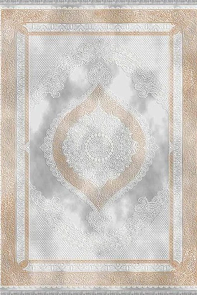 İpek Halı Blossom Koleksiyonu 13416 Gri 80 x 300 cm