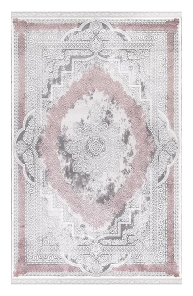 İpek Halı Blossom Koleksiyonu 13509 Pembe Açık 80 x 300 cm