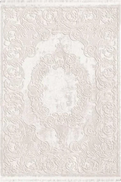 İpek Halı Sardes Koleksiyonu 6101A Krem 100 x 300 cm