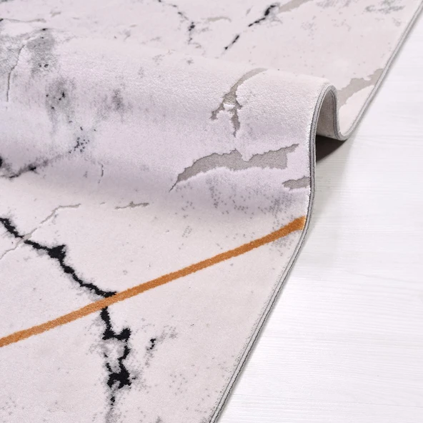 İpek Halı Roxanne Koleksiyonu 17164 Gri 80 x 300 cm - 3
