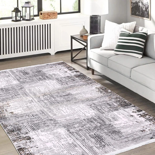 İpek Halı Roxanne Koleksiyonu 17187 Gri 160 x 235 cm - 6