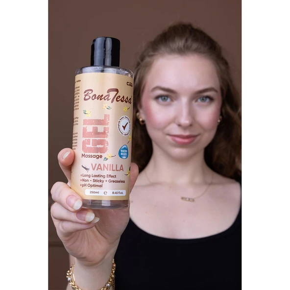 Bona Tessa Vanilya Aromalı Masaj Jeli 250 ml - 5