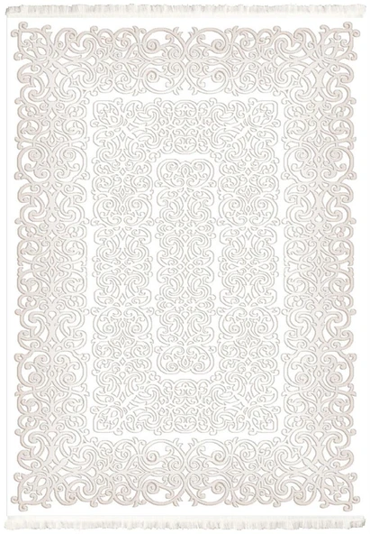İpek Halı Sardes Koleksiyonu 6138A Krem 100 x 300 cm