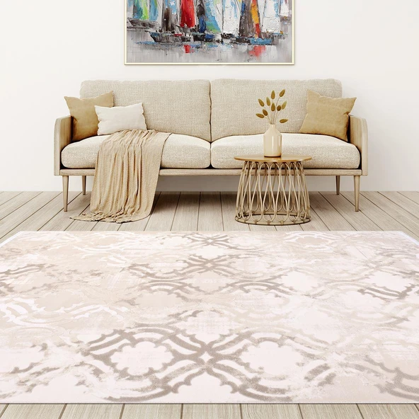 İpek Halı Gaspara Koleksiyonu 14559 Bej 100 x 300 cm - 2