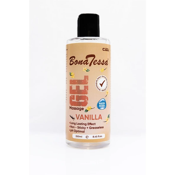Bona Tessa Vanilya Aromalı Masaj Jeli 250 ml