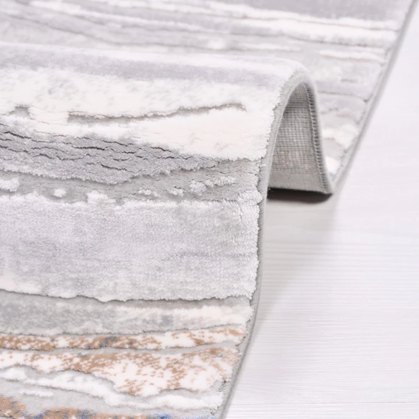 İpek Halı Safarin Koleksiyonu 7608A Gri 120 x 180 cm - 3