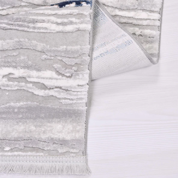 İpek Halı Safarin Koleksiyonu 7608A Gri 120 x 180 cm - 2
