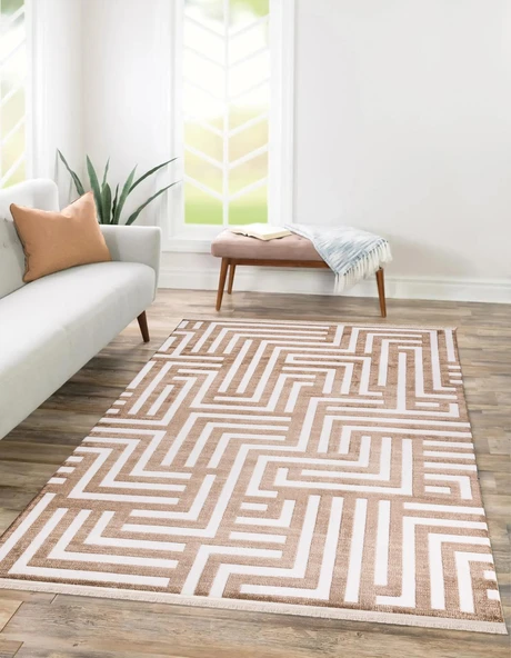 İpek Halı Lapena Koleksiyonu 11507 Krem 100 x 200 cm - 2