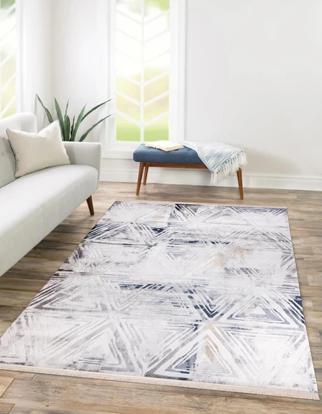 İpek Halı Lapena Koleksiyonu 11556 Gri 100 x 300 cm - 2