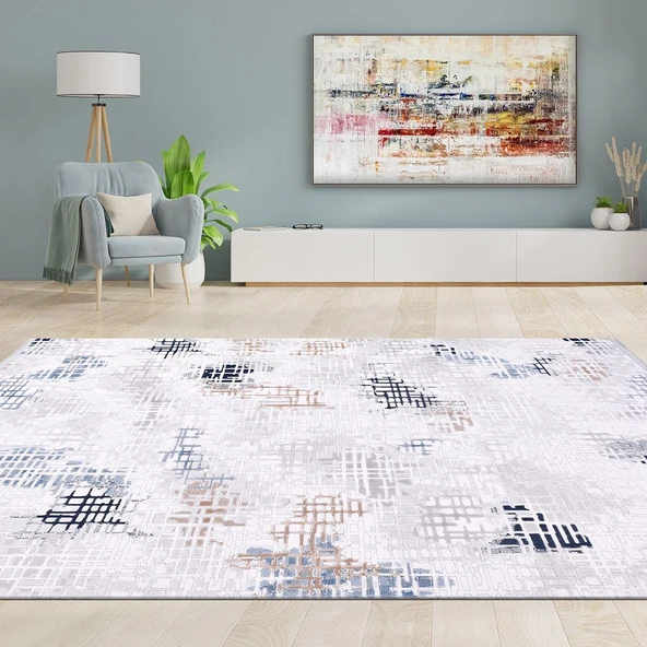 İpek Halı Safarin Koleksiyonu 7632A Gri 120 x 180 cm - 4