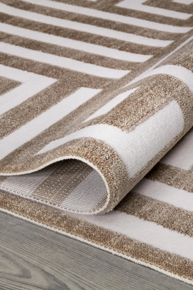 İpek Halı Lapena Koleksiyonu 11507 Krem 100 x 200 cm - 4