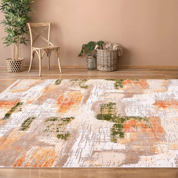 İpek Halı Safarin Koleksiyonu 7708A Bej 100 x 200 cm - 4