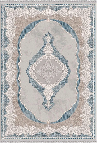 İpek Halı Safarin Koleksiyonu 7613A Gri 100 x 200 cm