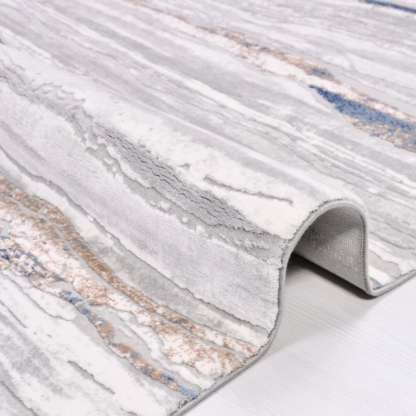 İpek Halı Safarin Koleksiyonu 7608A Gri 120 x 180 cm - 5