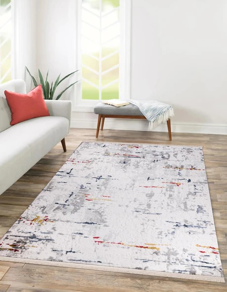 İpek Halı Lapena Koleksiyonu 11551 Gri 120 x 200 cm - 2