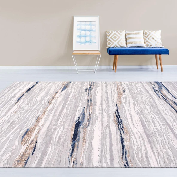İpek Halı Safarin Koleksiyonu 7608A Gri 120 x 180 cm - 4