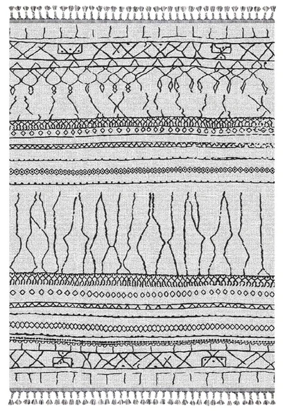 İpek Halı Meryland Koleksiyonu 17122 Gri 80 x 300 cm