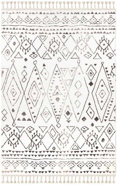 İpek Halı Morah Koleksiyonu 16707 Krem 100 x 200 cm