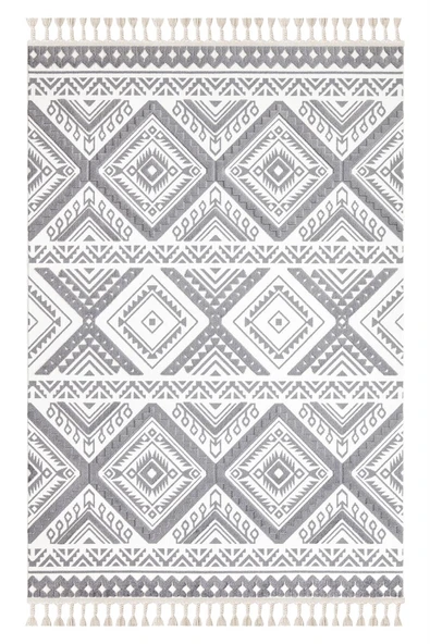 İpek Halı Kişiye Özel Ölçü Kesme İpek Lüx Koleksiyonu 11708 Gri 80 x 150 cm