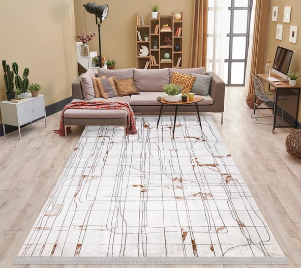 İpek Halı Vales Koleksiyonu 7819A Beyaz 160 x 230 cm - 2