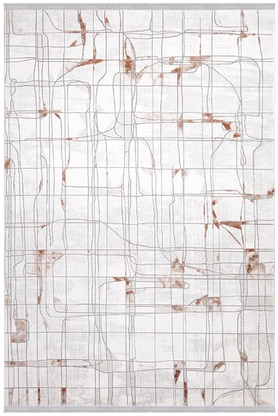 İpek Halı Vales Koleksiyonu 7819A Beyaz 160 x 230 cm