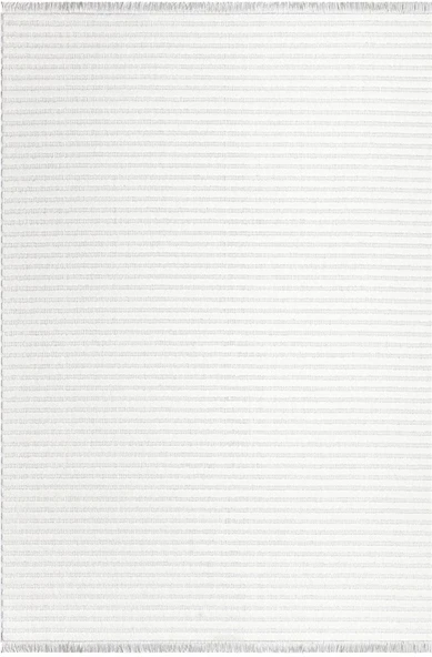 İpek Halı Kişiye Özel Ölçü Kesme Almond Koleksiyonu 11401 Beyaz 80 x 500 cm