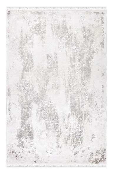 İpek Halı Kişiye Özel Ölçü Kesme Blossom Koleksiyonu 13552 Krem 80 x 200 cm