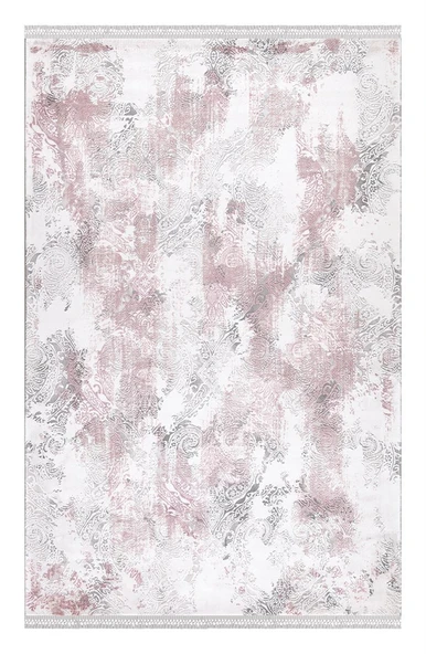 İpek Halı Kişiye Özel Ölçü Kesme Blossom Koleksiyonu 13507 Pembe Açık 80 x 550 cm