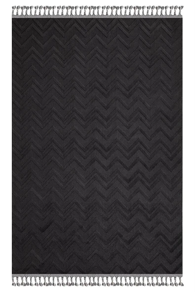 İpek Halı  İpek Lüx Koleksiyonu 11700 Siyah 120 x 180 cm