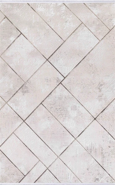 İpek Halı Kişiye Özel Ölçü Kesme Sihir Koleksiyonu 17307 Krem 200 x 310 cm