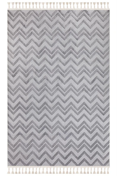 İpek Halı Kişiye Özel Ölçü Kesme İpek Lüx Koleksiyonu 11702 Gri 80 x 150 cm