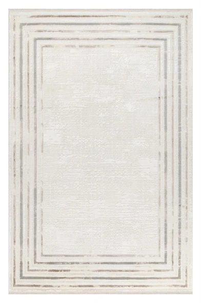 İpek Halı Kişiye Özel Ölçü Kesme Allures Koleksiyonu 12235 Bej 200 x 450 cm