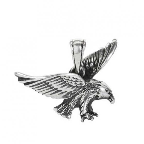 Kartal Tasarımlı 925 Ayar Gümüş Kolye Ucu ürün görseli