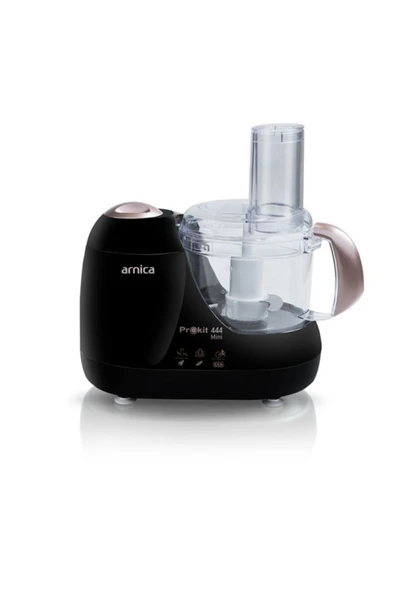 Arnica Prokit 444 Mini  Mutfak Robotu SİYAH-ROSE - 2