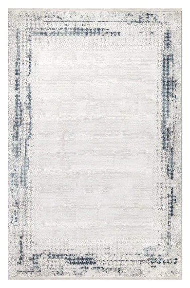 İpek Halı Kişiye Özel Ölçü Kesme Allures Koleksiyonu 12059 Mavi 200 x 500 cm
