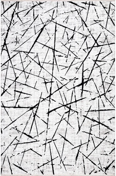 İpek Halı Kişiye Özel Ölçü Kesme Gordion Koleksiyonu 16104 Gri 80 x 400 cm