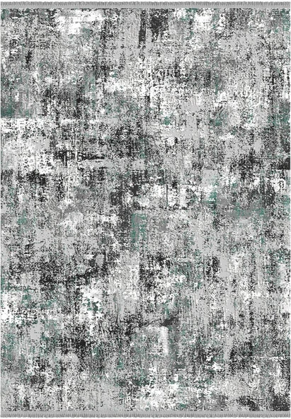 İpek Halı Kişiye Özel Ölçü Kesme Roxanne Koleksiyonu 17134 Gri 80 x 200 cm