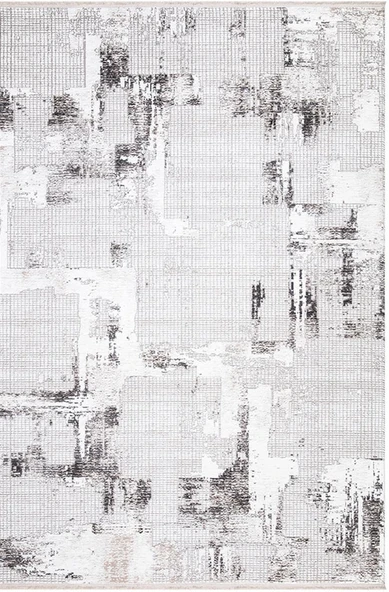 İpek Halı Kişiye Özel Ölçü Kesme Gordion Koleksiyonu 16102 Gri 80 x 500 cm