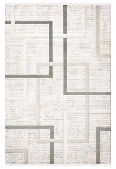 İpek Halı Kişiye Özel Ölçü Kesme sardes Koleksiyonu 6416A Yeşil 80 x 250 cm
