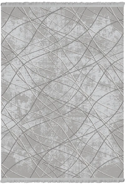 İpek Halı Kişiye Özel Ölçü Kesme sardes Koleksiyonu 6310A Gri 160 x 350 cm