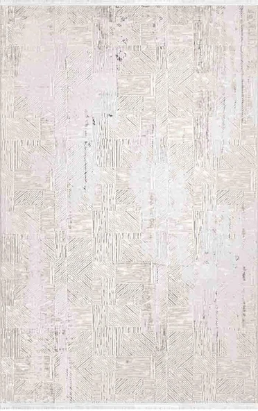 İpek Halı Kişiye Özel Ölçü Kesme Sedefkar Koleksiyonu 16500 Krem 120 x 350 cm
