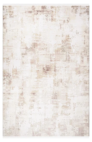 İpek Halı Kişiye Özel Ölçü Kesme sardes Koleksiyonu 6412A Vizon 120 x 500 cm